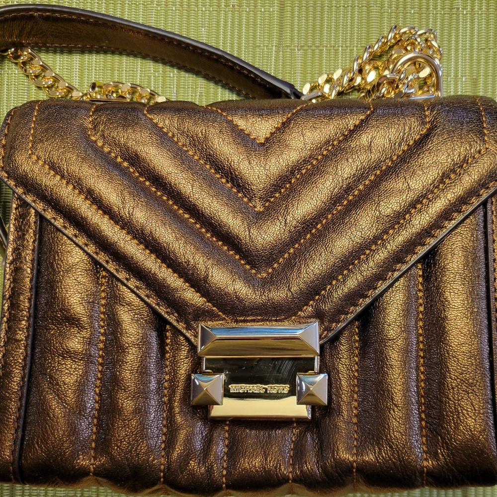 Nw/oT Michael Kors WHITNEY collection purse bag Small copper color